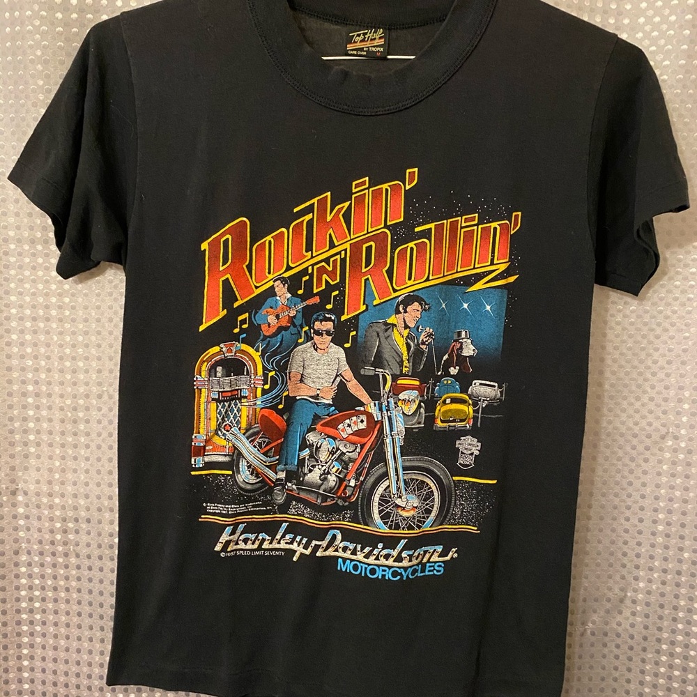 True Vintage Harley-Davidson 1987 Tshirt